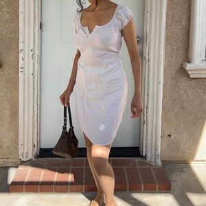 Brandy Melville midi linen dress